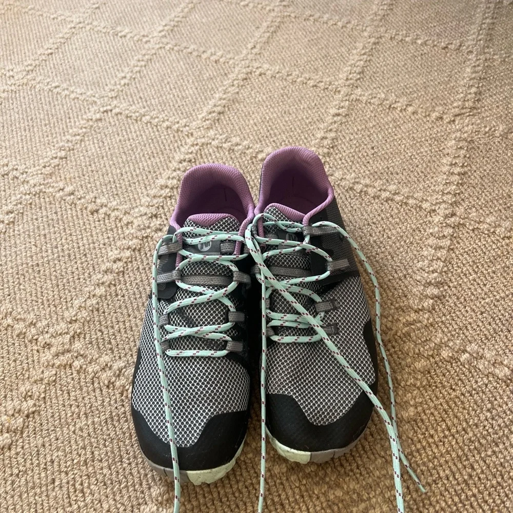 Women's Athletic Shoes - Black and Purple